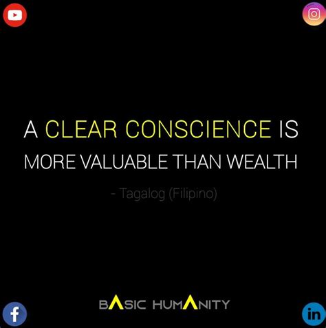conscience in tagalog